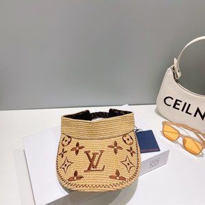 Louis Vuitton spring/Summer elegant and exquisite embroidered empty top hat